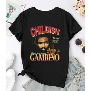 Childish Gambino 90S T Shirt Rap Hip Hop Music Fan Graphic Tee